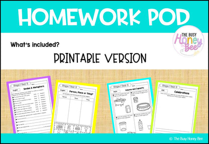 Stage 1 Year B Homework/Learning Pods Ultimate Mega Bundle