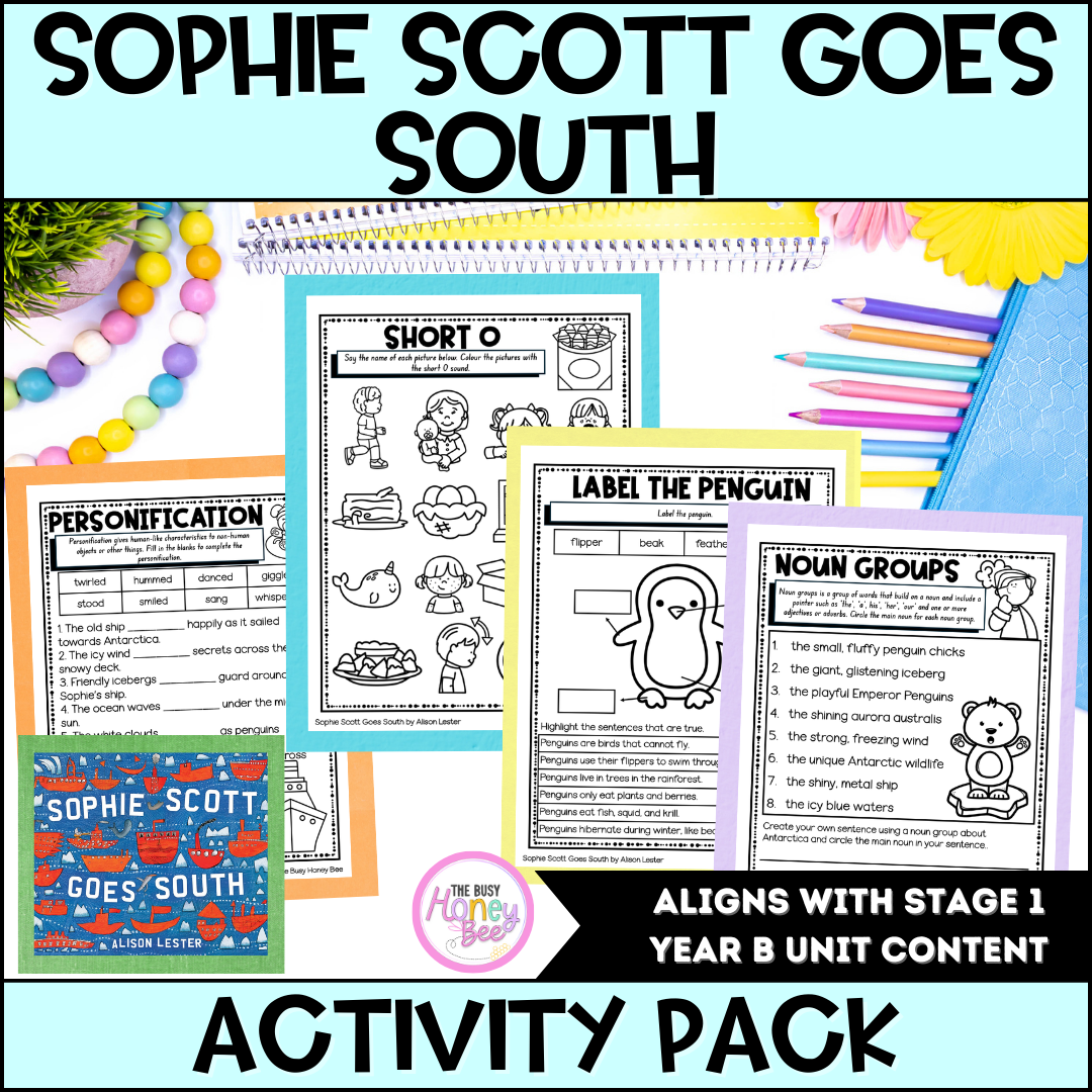 Sophie Scott Goes South Activity Pack