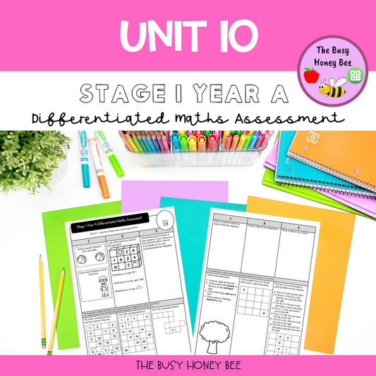 Stage 1 Year A Differentiated Maths Assessment Unit 10