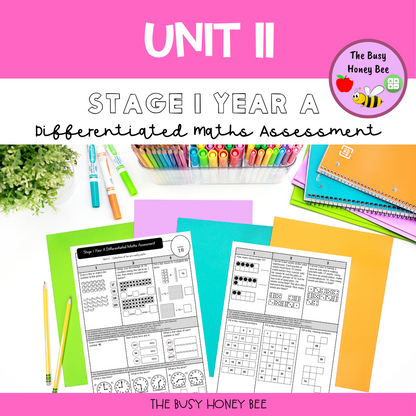 Stage 1 Year A Differentiated Maths Assessment Unit 11