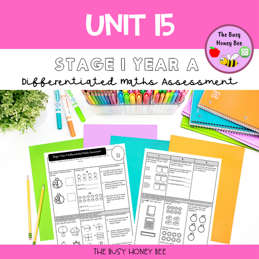 Stage 1 Year A Differentiated Maths Assessment Unit 15