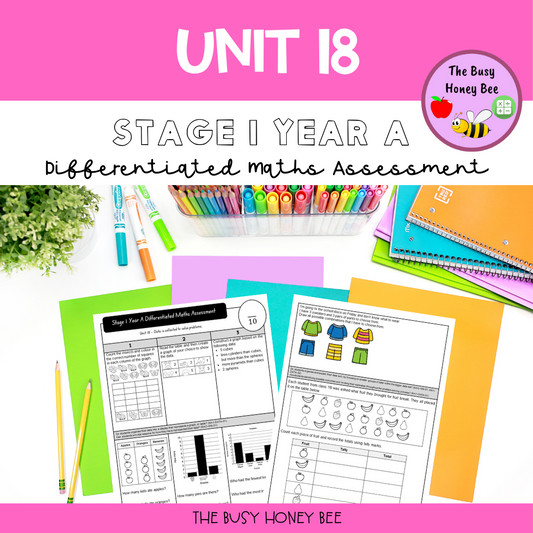 Stage 1 Year A Differentiated Maths Assessment Unit 18