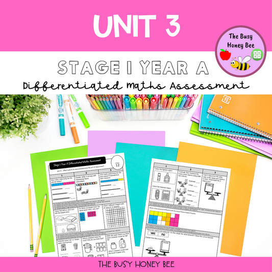 Stage 1 Year A Differentiated Maths Assessment Unit 3