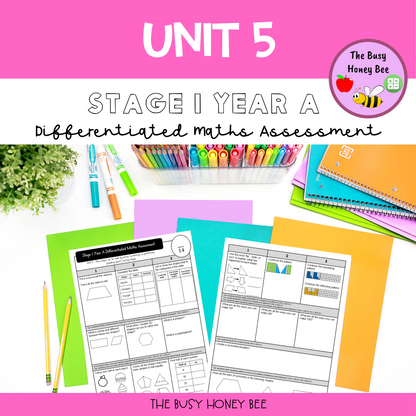 Stage 1 Year A Differentiated Maths Assessment Unit 5