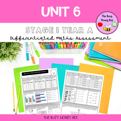 Stage 1 Year A Differentiated Maths Assessment Unit 6