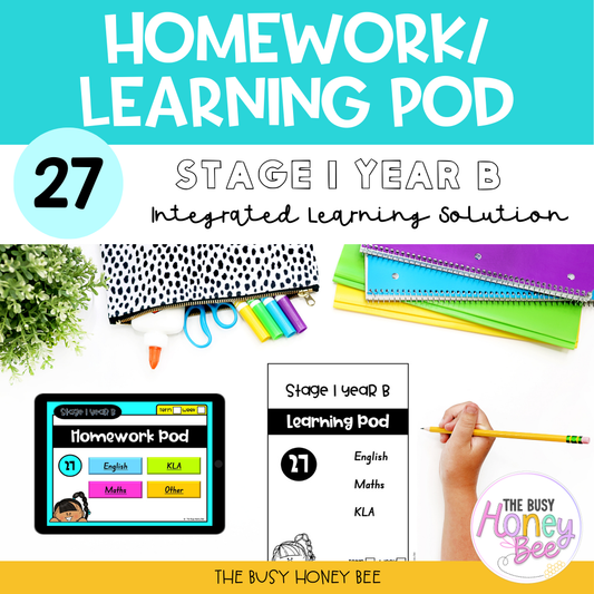 Stage 1 Year B Homework/Learning Pod 27