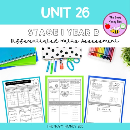 Stage 1 Year B Differentiated Maths Assessment Unit 26