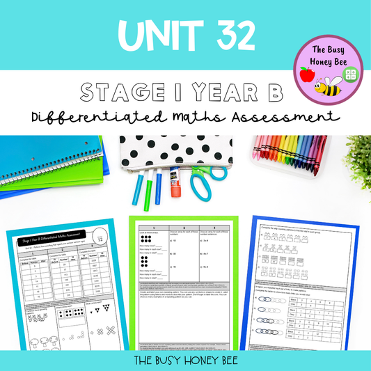 Stage 1 Year B Differentiated Maths Assessment Unit 32