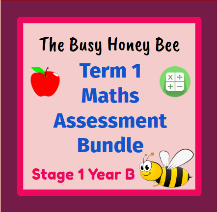 Stage 1 Year B Term 1 Differentiated Maths Assessment Bundle