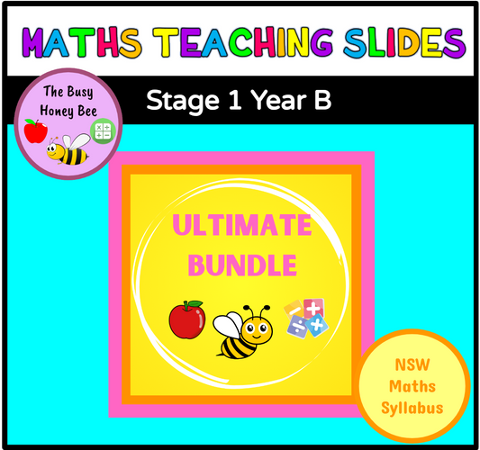 Stage 1 Year B Ultimate Maths Teaching Slides Mega Bundle