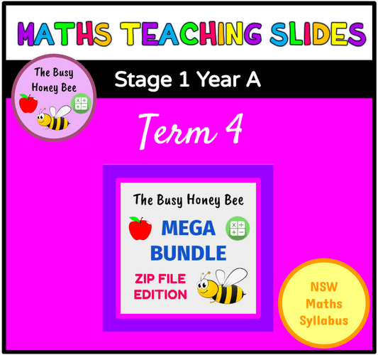 Stage 1 Year A Term 4 Maths Mega Bundle