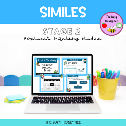 Year 3 and 4 Similes Explicit Teaching Slides