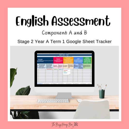 Stage 2 Year A NSW Term 1 English Assessment Overview Google Sheet