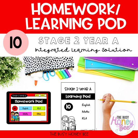 Stage 2 Year A Homework/Learning Pod 10