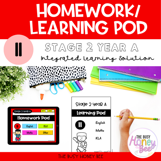 Stage 2 Year A Homework/Learning Pod 11