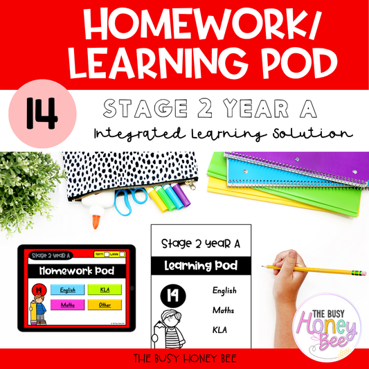 Stage 2 Year A Homework/Learning Pod 14