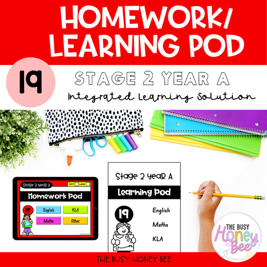 Stage 2 Year A Homework/Learning Pod 19