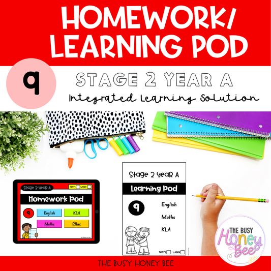 Stage 2 Year A Homework/Learning Pod 9