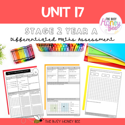 Stage 2 Year A Differentiated Maths Assessment Unit 17