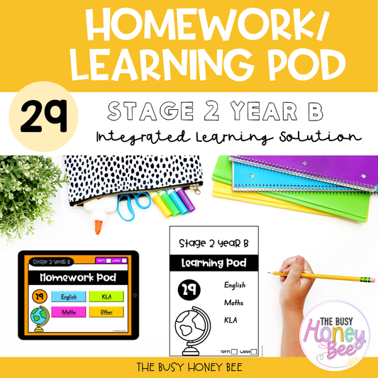 Stage 2 Year B Homework/Learning Pod 29
