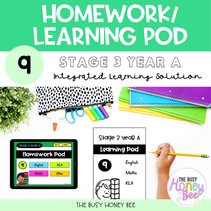 Stage 3 Year A Homework/Learning Pod 9