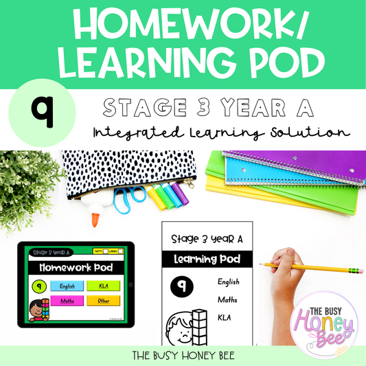 Stage 3 Year A Homework/Learning Pod 9