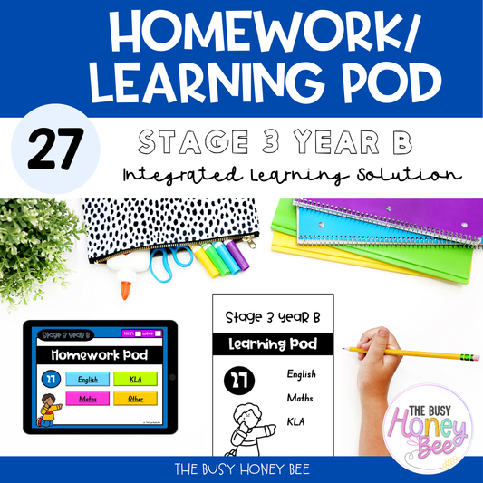 Stage 3 Year B Homework/Learning Pod 27
