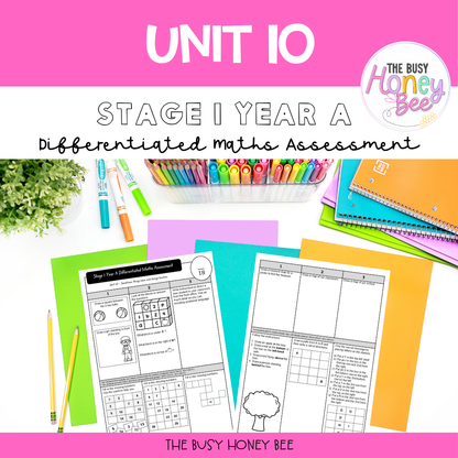 Stage 1 Year A Differentiated Maths Assessment Unit 10