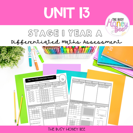 Stage 1 Year A Differentiated Maths Assessment Unit 13