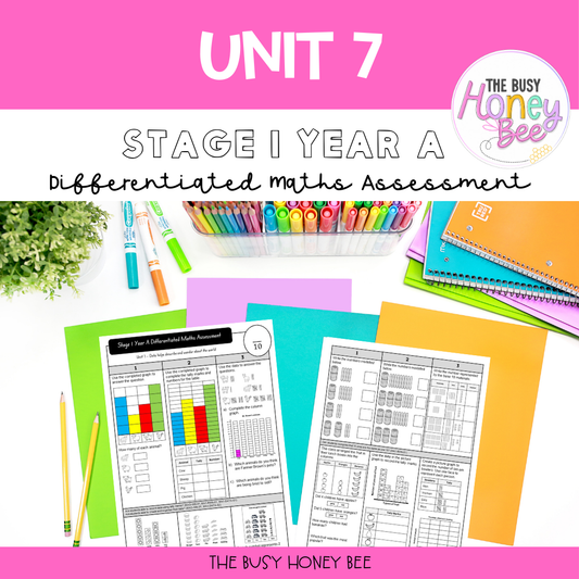 Stage 1 Year A Differentiated Maths Assessment Unit 7
