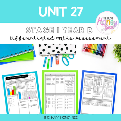 Stage 1 Year B Differentiated Maths Assessment Unit 27