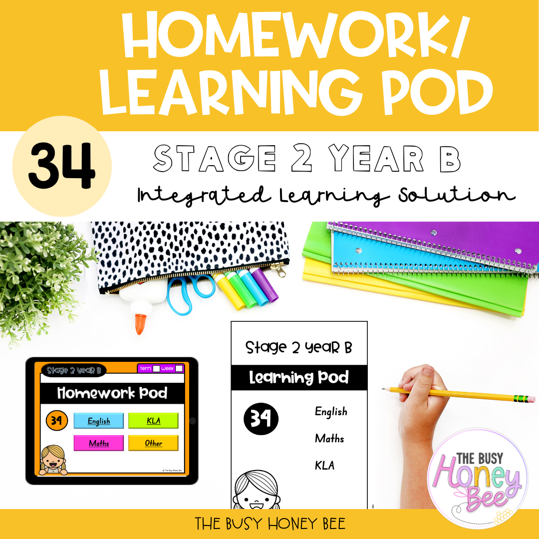 Stage 2 Year B Homework/Learning Pod 34