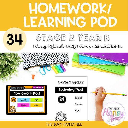 Stage 2 Year B Homework/Learning Pod 34