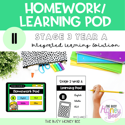 Stage 3 Year A Homework/Learning Pods Ultimate Mega Bundle