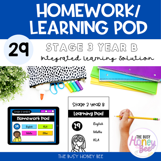 Stage 3 Year B Homework/Learning Pod 29