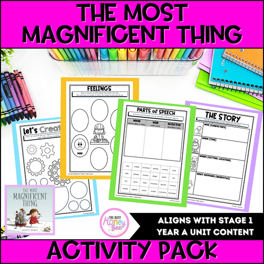 The Most Magnificent Thing Activity Pack