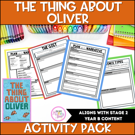 The Thing About Oliver Activity Pack