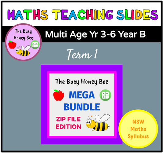 Multi Age 3-6 Year B Term 1 Maths Teaching Slides Mega Bundle