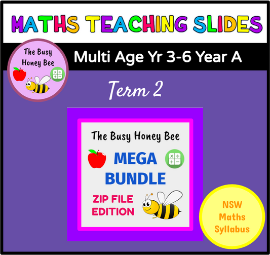 Multi Age 3-6 Year A Term 2 Maths Teaching Slides Mega Bundle