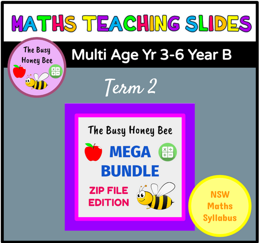 Multi Age 3-6 Year B Term 2 Maths Teaching Slides Mega Bundle