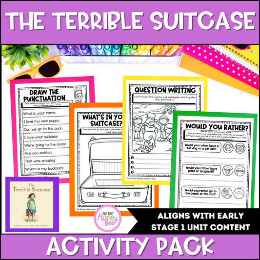 The Terrible Suitcase by Emma Allen Activity Pack