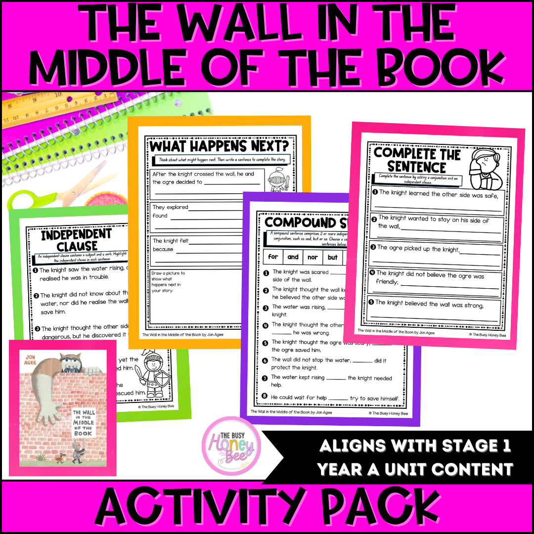 The Wall in the Middle of the Book Activity Pack