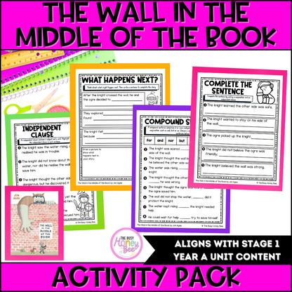 The Wall in the Middle of the Book Activity Pack