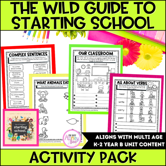 The Wild Guide to Starting School Activity Pack