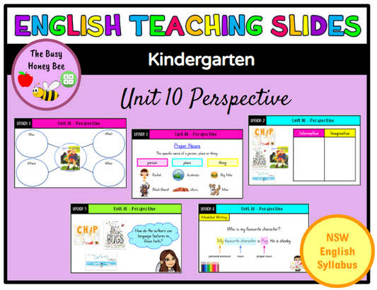 Early Stage 1 Unit 10 Perspective English Teaching Slides