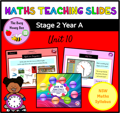 Stage 2 Year A Unit 10 Maths Teaching Slides