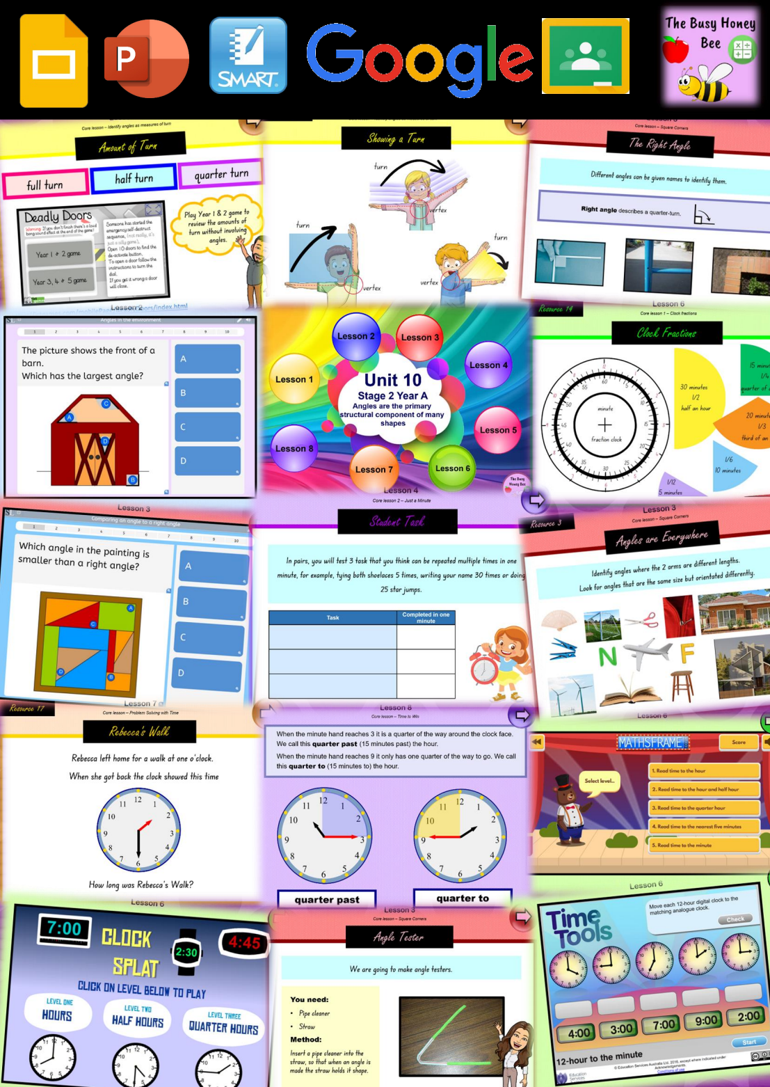 Stage 2 Year A Unit 10 Maths Teaching Slides