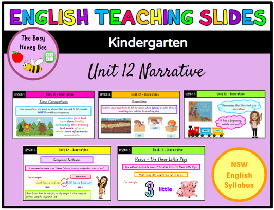 Early Stage 1 Unit 12 Narrative English Teaching Slides