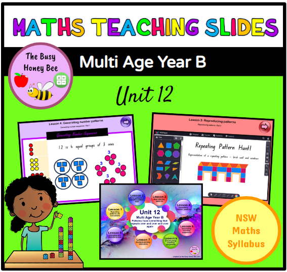 Multi Age K-2 Year B Term 3 Maths Teaching Slides Mega Bundle