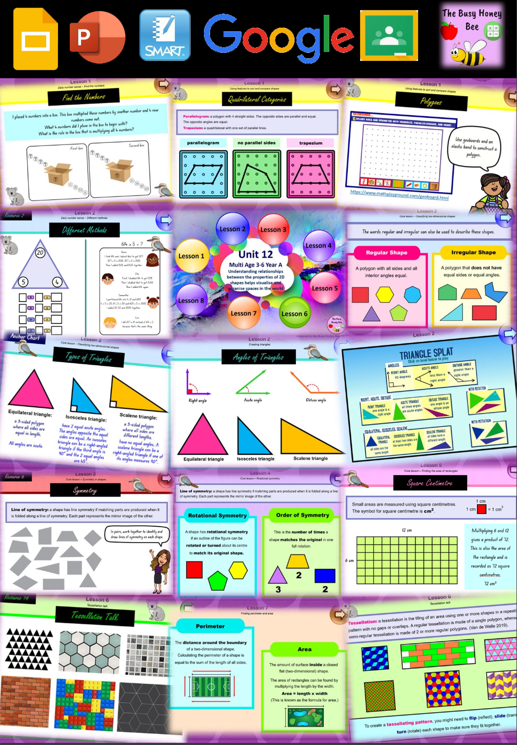 Multi Age 3-6 Year A Unit 12 Maths Teaching Slides